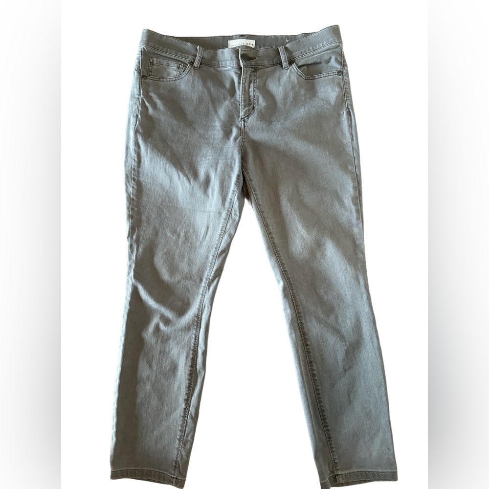 LOFT Gray Modern Skinny Crop Jeans Size‎ 30/10 Petite